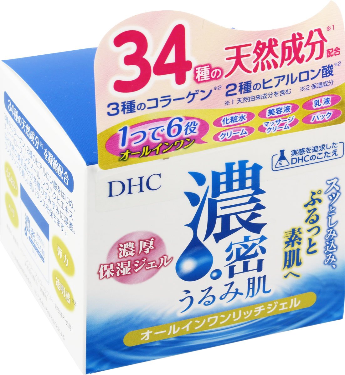 DHC 진한 피부 피부 올인원 리치 젤 SS 사이즈 120G