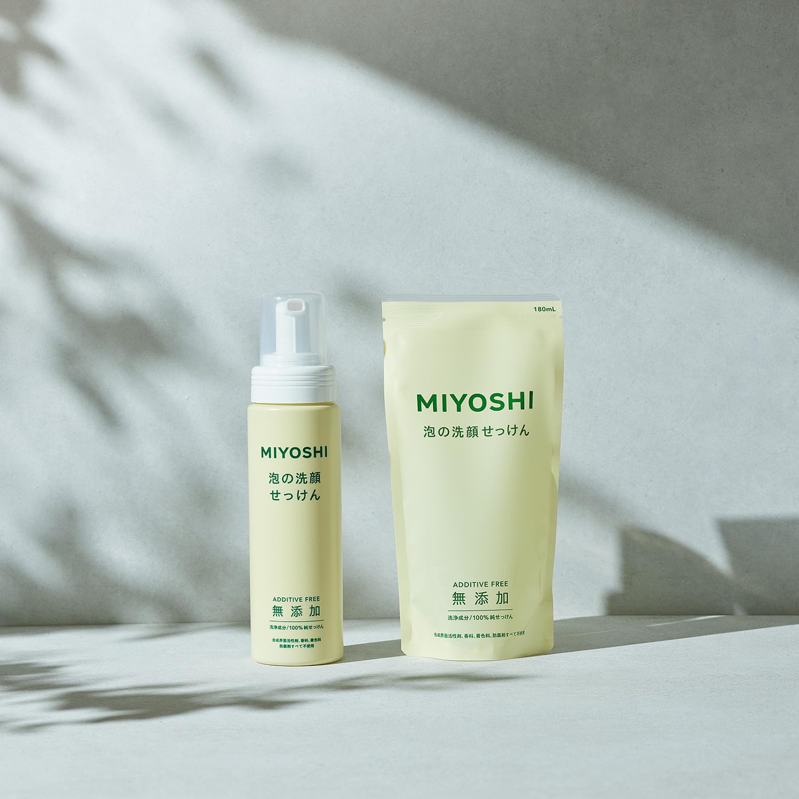 MIYOSHI 무첨가 거품 세안 비누 200mL