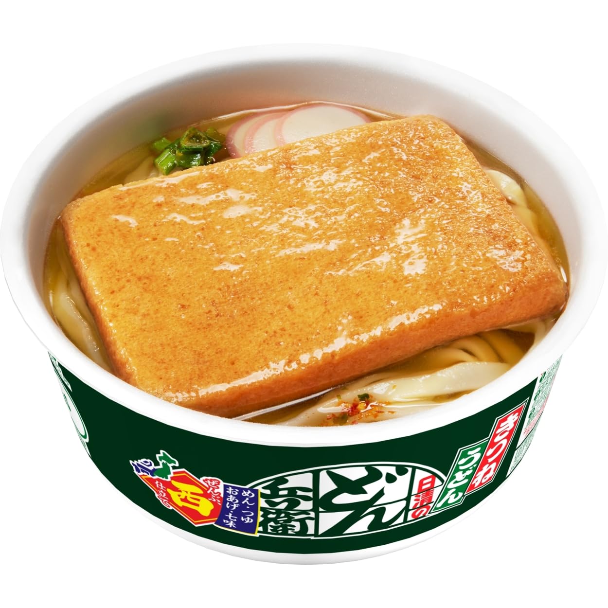 Donbei Kitsune Udon (West) Mì ly Nissin Foods 95g x 12 miếng