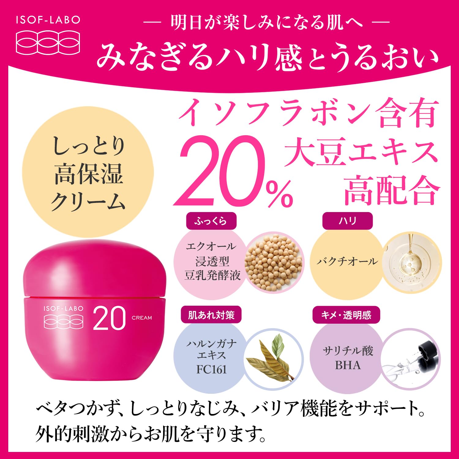 Isof LABO 20% Kem Hương Lựu Thơm 40g