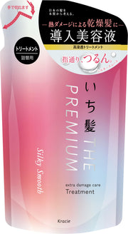 Ichikami THE PREMIUM [Silky Smooth] Extra Damage Care Introducing Serum in Treatment Refill 340g | Conditioner Hair Care Men's Women's