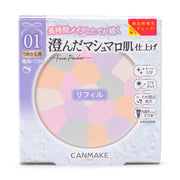 Canmake Marshmallow Finish Powder ~Abloom~ Refill 01 Dearest Bouquet 4.0g Face Powder Refill Transparent