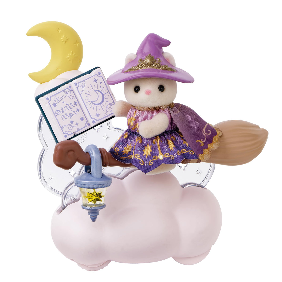 エポック社(EPOCH) シルバニアファミリー Little Tales Collection 月夜の空飛ぶほうき LT-04 STマーク認証 3歳以上