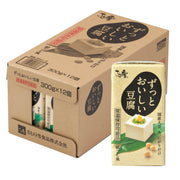 사과의 눈 식품 계속 맛있는 두부 300g×12개 〔국산 대두 상온 장기 보존 비축 캠프 보존료 미사용〕