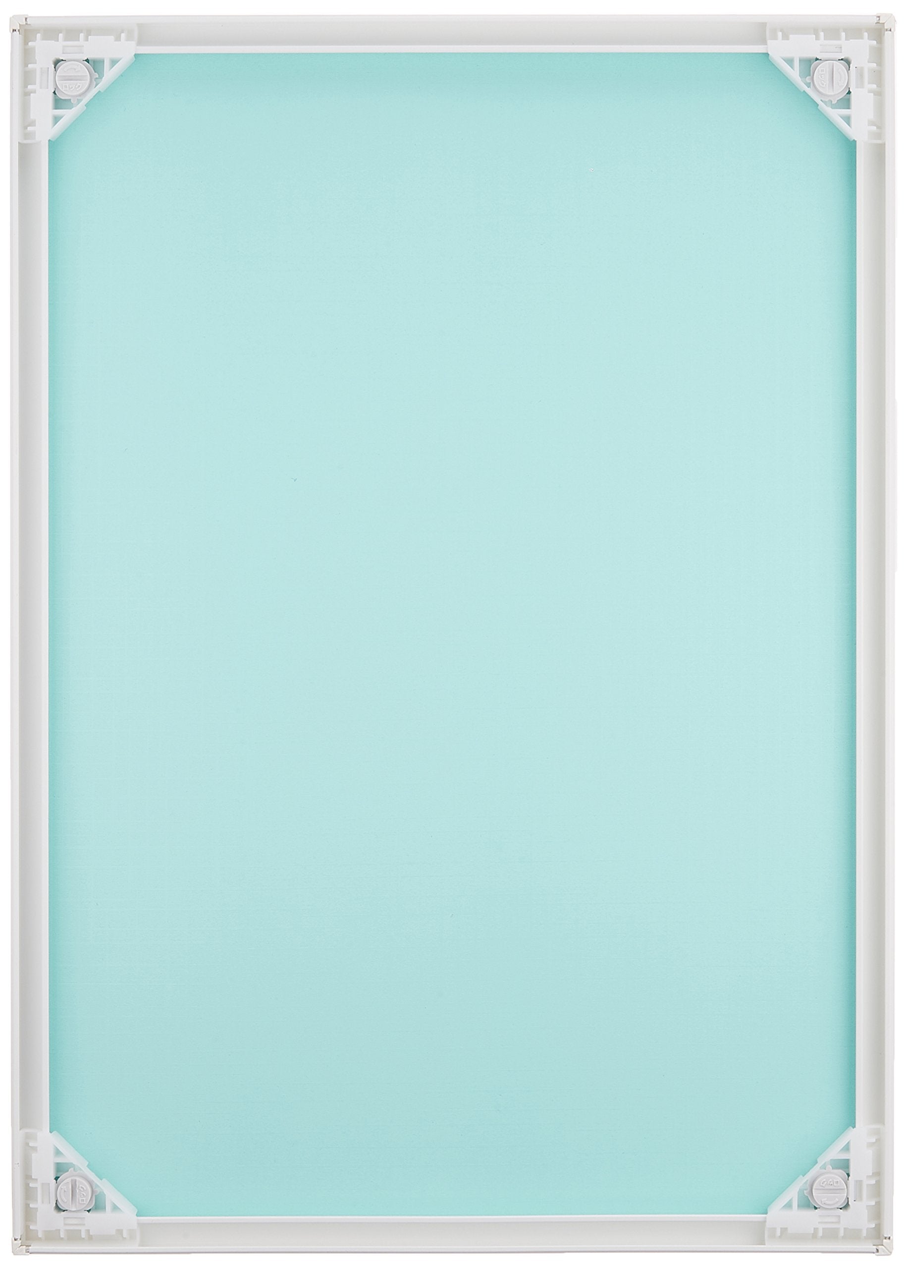 Tenyo [Made in Japan] Aluminum puzzle frame Disney exclusive safety panel for 300 pieces White (30.5x43cm) One-touch front opening method with locking function Mickey emblem plate hanging string hook included