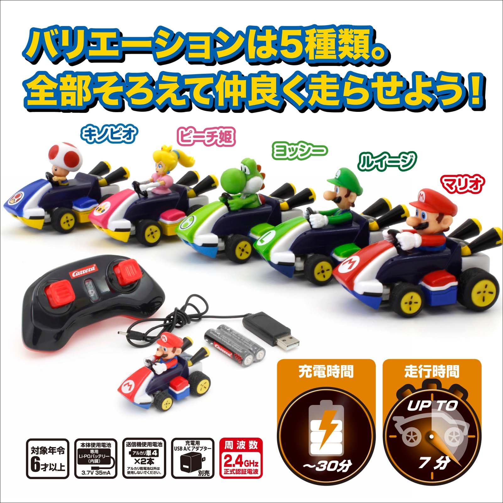 Kyosho Egg Mini Mario Kart R/C Collection Yoshi TV036Y