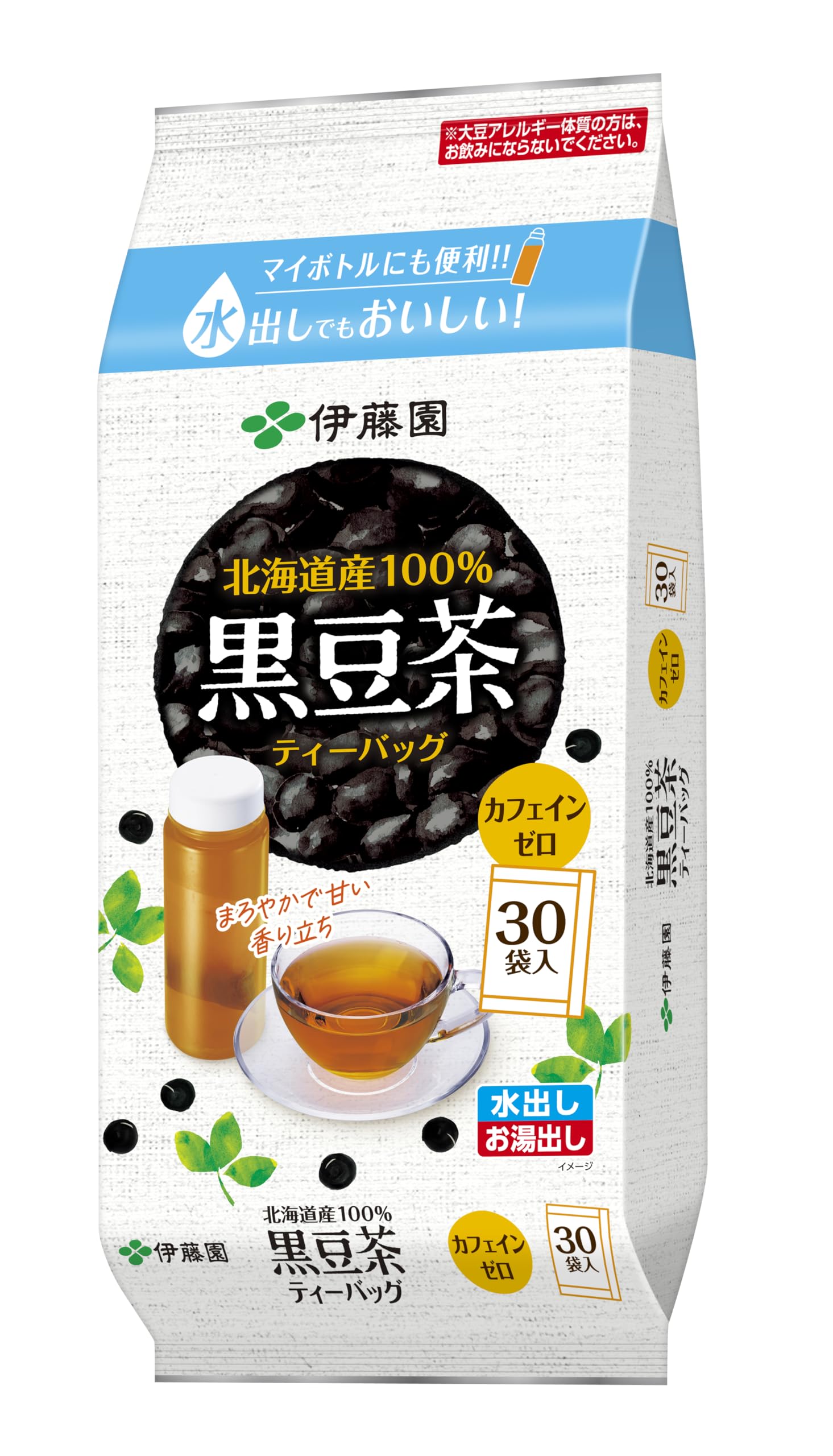 이토엔 구로콩차 티백 3.8g×30봉 홋카이도산 100%