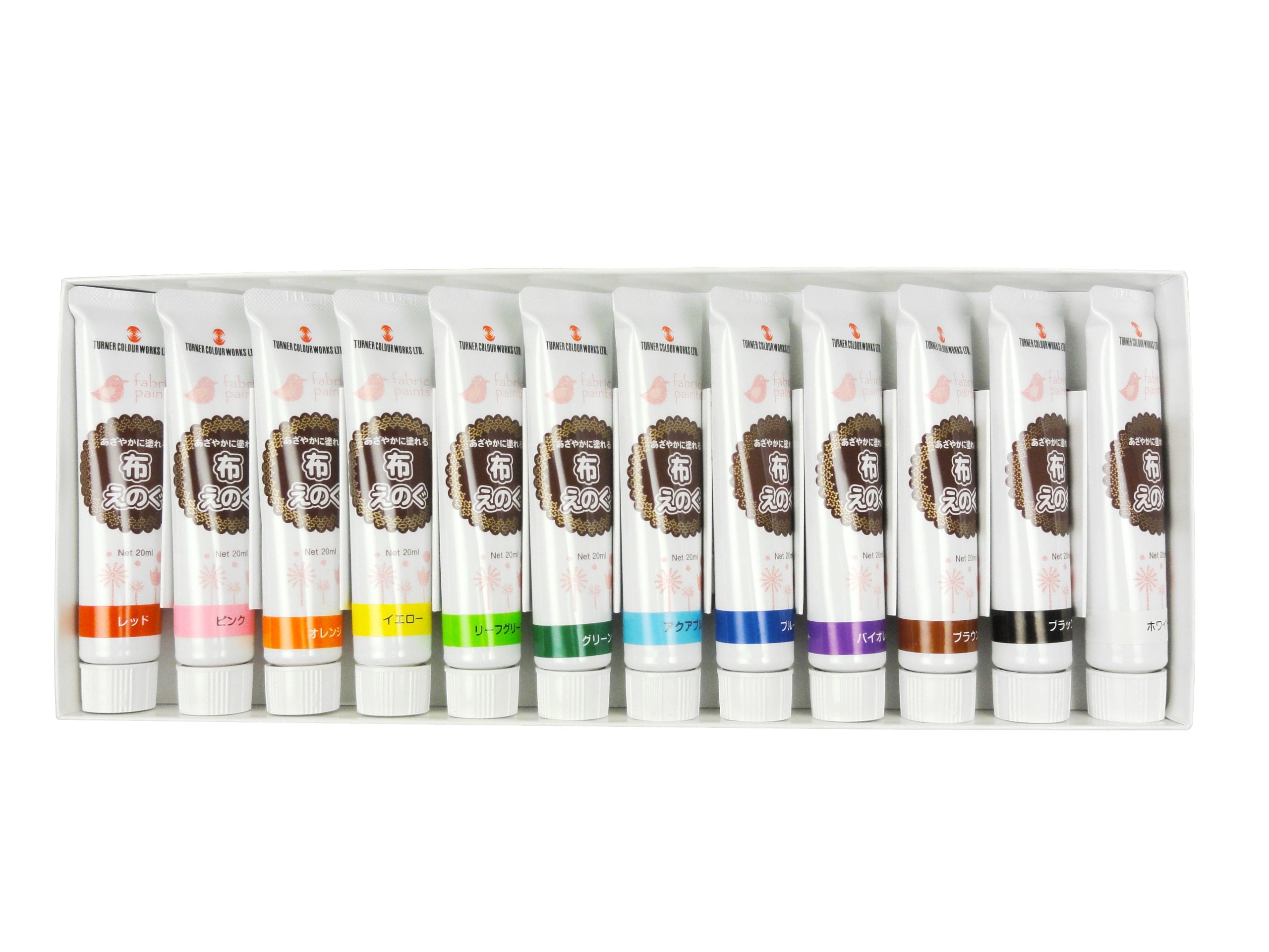 터너 색채 (Turner Color) 아크릴 페인트 천 12 색 세트