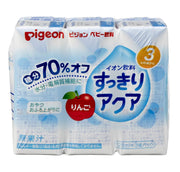 Pigeon baby drink refreshing aqua apple flavor 125ml x 3 pack x 4 pieces