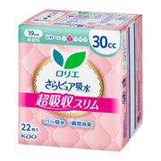 Kao Laurier Sara Pure Water Absorption Super Absorbent Slim 30cc 22 pieces