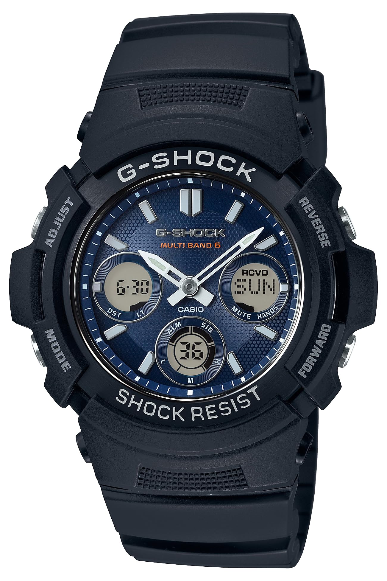 [Casio] G-Shock Watch [Domestic Genuine Product] Radio Solar AWG-M100SB-2AJF Black