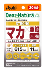 디아나츄라 스타일 스트롱 마카×아연 60알 (20일분) 아사히 사프리 Dear-Natura 국내 공장에서 생산 파우치