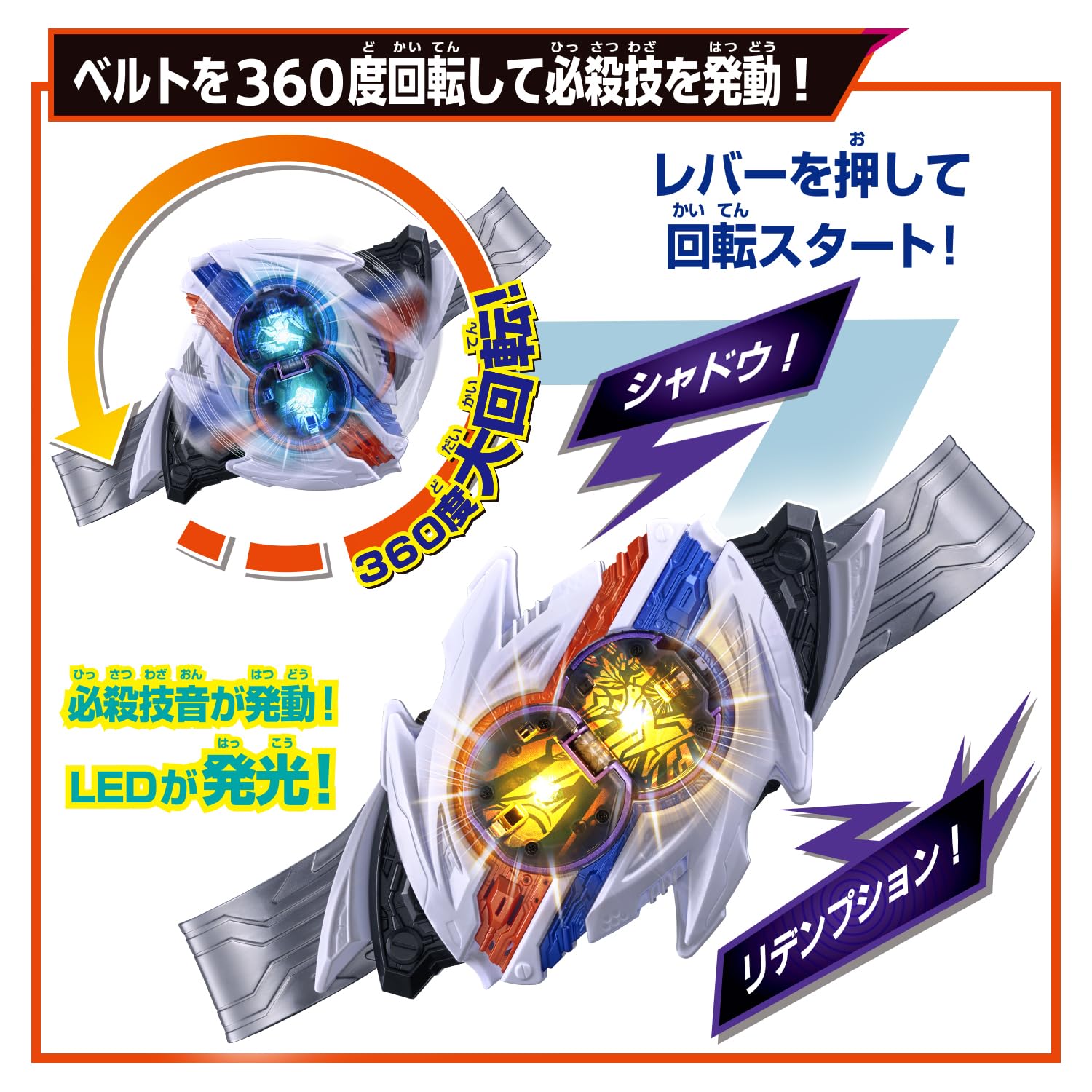 [BANDAI] Kamen Rider Zets Transformation Belt DX Nox Driver Recommended for ages 3 and up