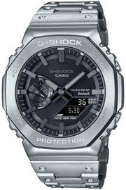 G-SHOCK [Casio] Watch G-Shock [Domestic Genuine Product] Equipped with Bluetooth Full Metal Solar GM-B2100D-1AJF Men's Silver