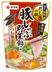 Yamaki pork shabu vegetable hot pot soup 750g x 2 pieces
