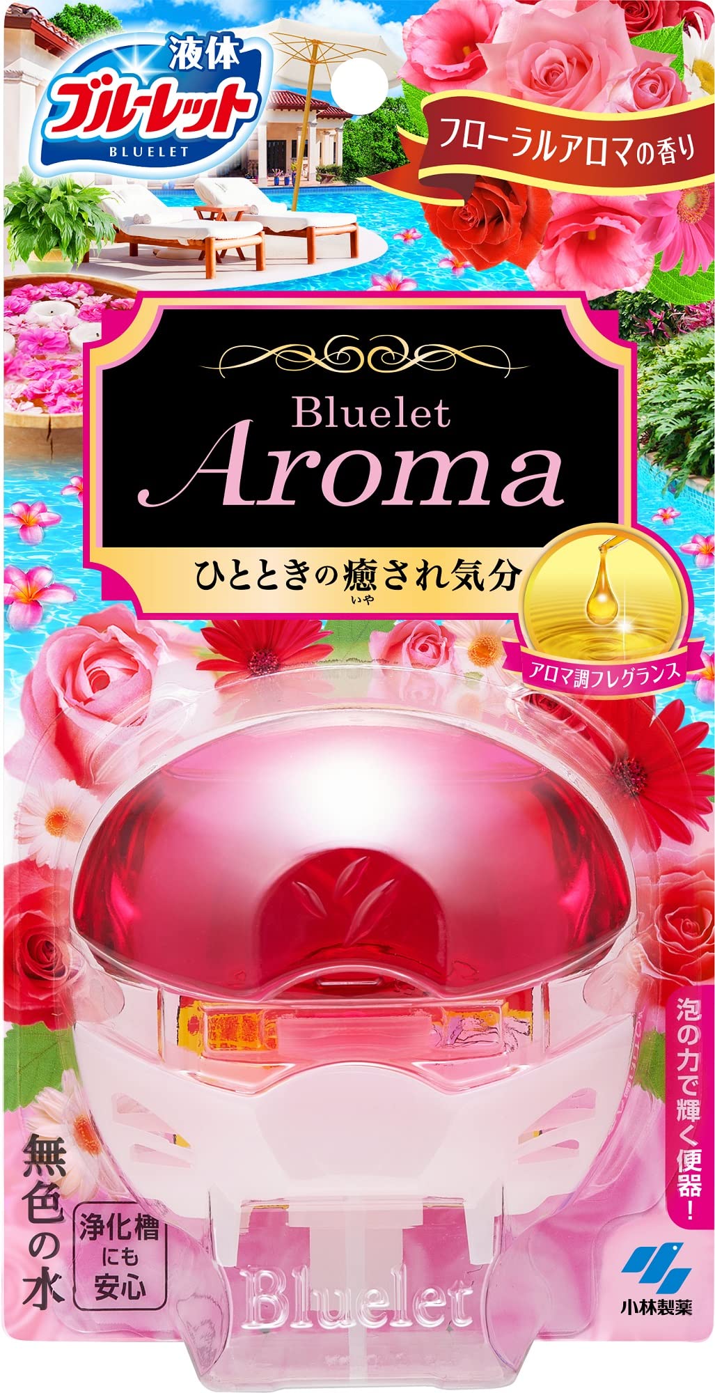 Bluelet Liquid Aroma Liquid Toilet Tank Aromatic Cleaner Floral Aroma Scent 70ml