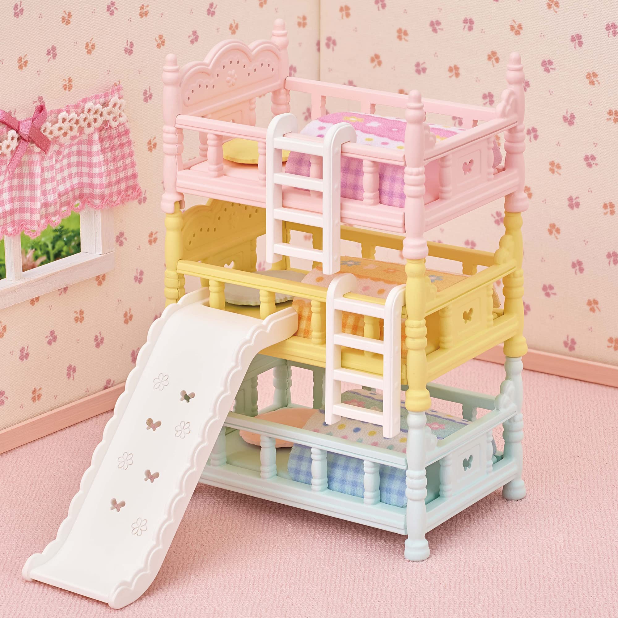 실바니아 패밀리 가구 【아기 3단 침대】 카-219 ST 마크 인증 3세 이상 장난감 인형 집 Sylvanian Families 에포크사 EPOCH