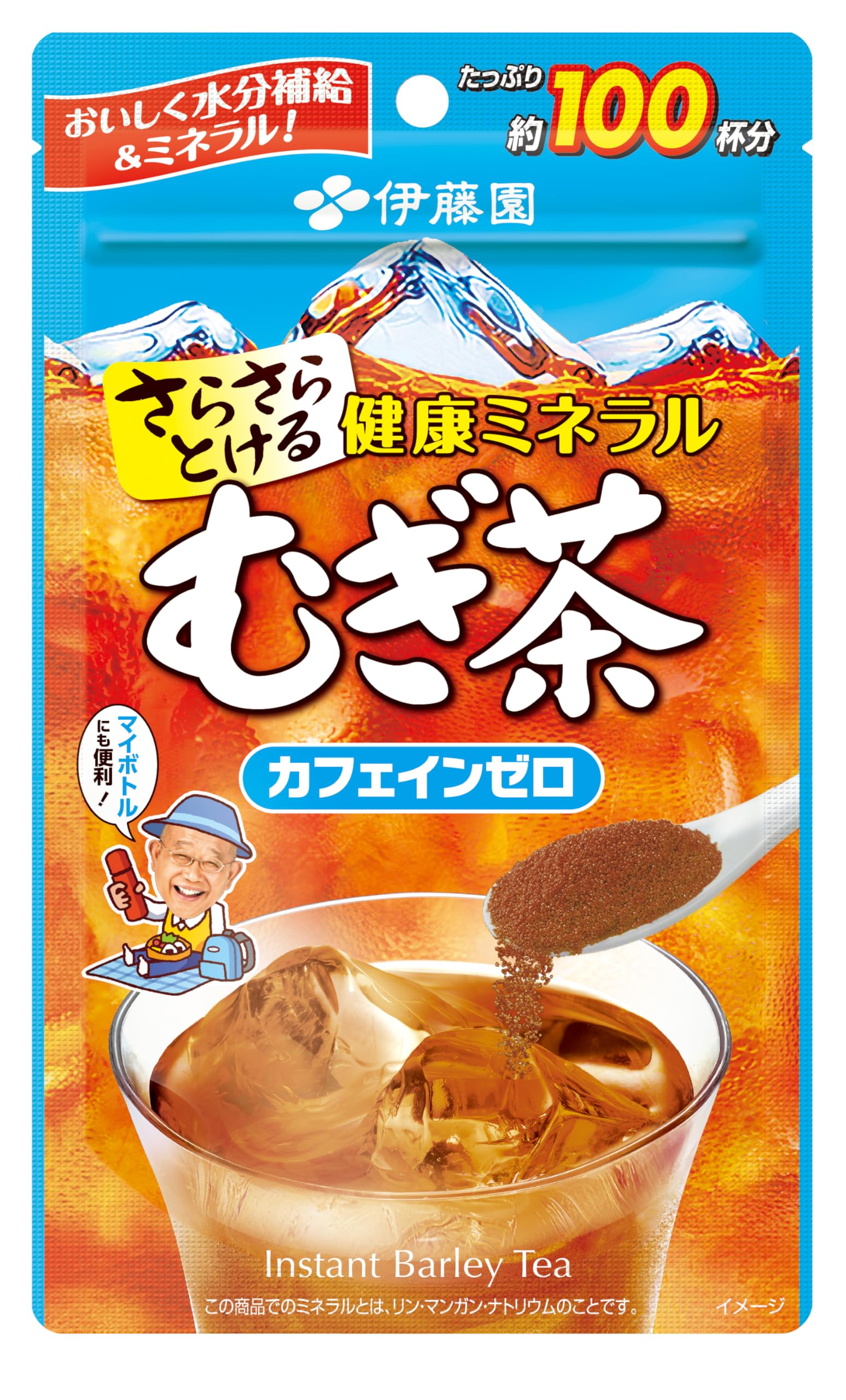Itoen Smoothly Melting Healthy Mineral Barley Tea 80g Powder Zipper Bag Type