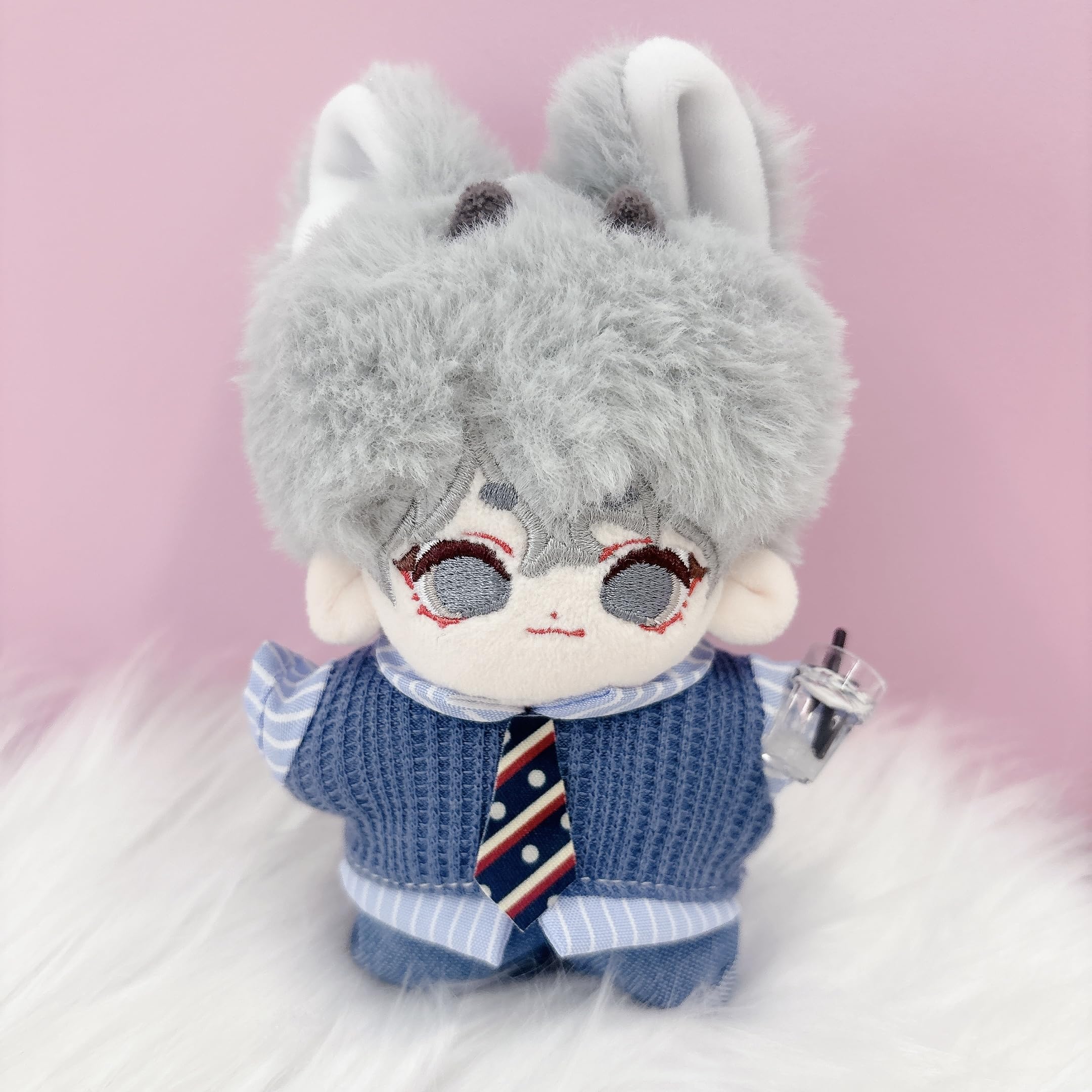 넥타이 셔츠 & 바지 세트 10cm 용 블루