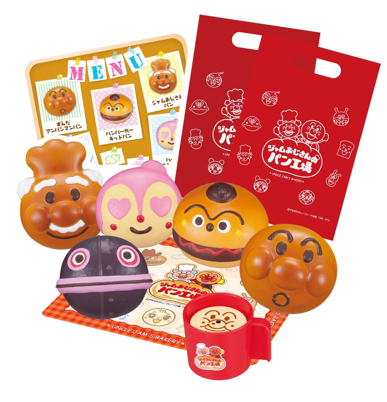 SEGA FAVE Anpanman Welcome! Uncle Jam's Baked Bread Factory Nakayoshi Bread Set 2