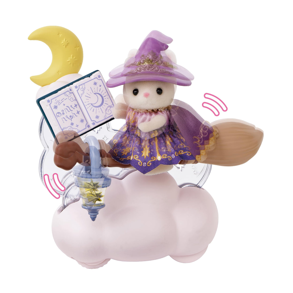 エポック社(EPOCH) シルバニアファミリー Little Tales Collection 月夜の空飛ぶほうき LT-04 STマーク認証 3歳以上