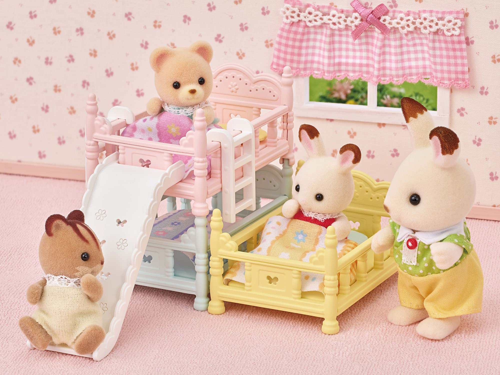 실바니아 패밀리 가구 【아기 3단 침대】 카-219 ST 마크 인증 3세 이상 장난감 인형 집 Sylvanian Families 에포크사 EPOCH