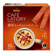 AGF Blendy Cafe Latry Stick Rich Caramel Macchiato 18 bottles x 3 boxes [Stick Coffee]