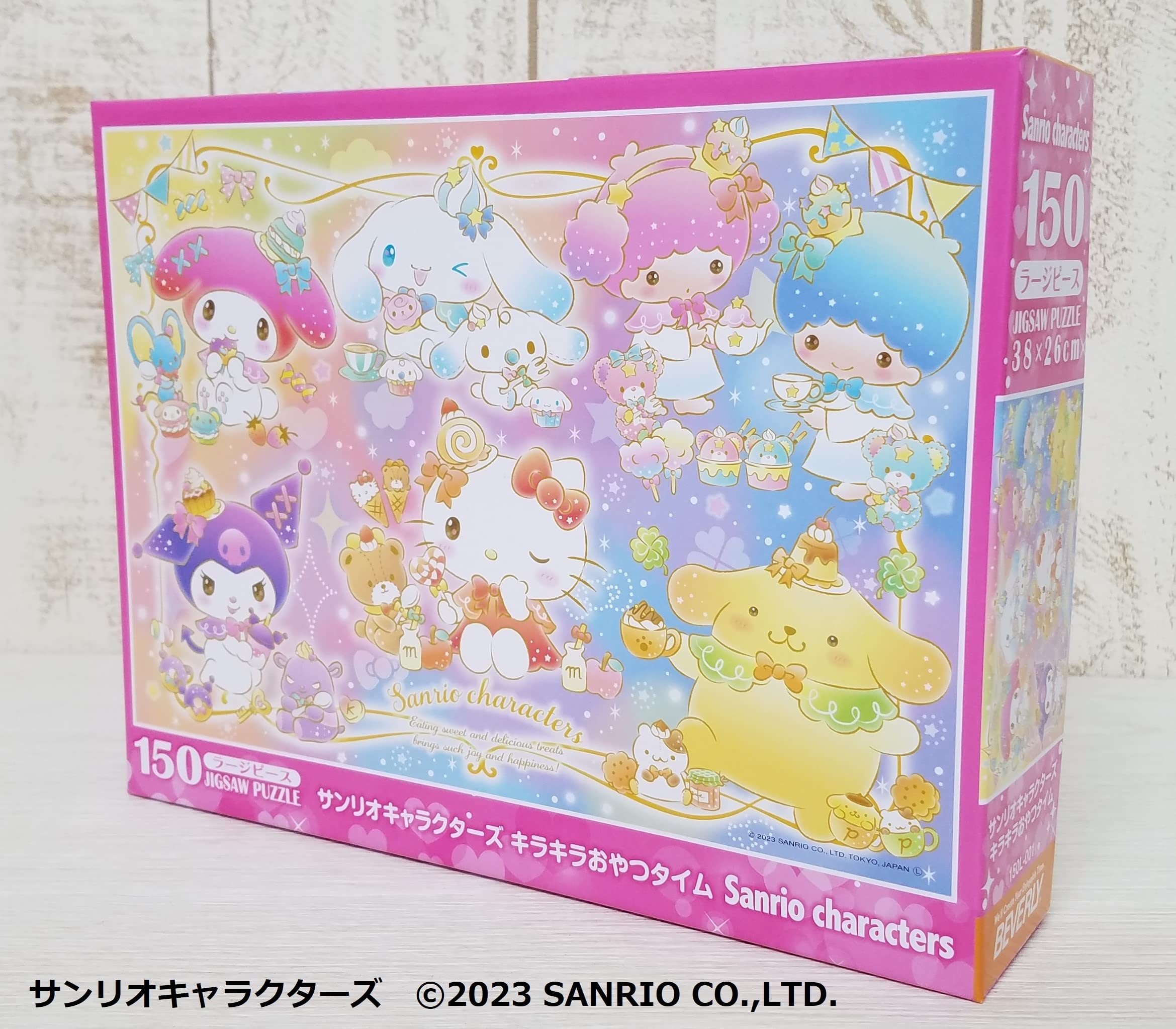 BEVERLY [Made in Japan] Beverly 150 Large Jigsaw Puzzle Sanrio Characters Sparkling Snack Time (26 x 38cm) 150L-001