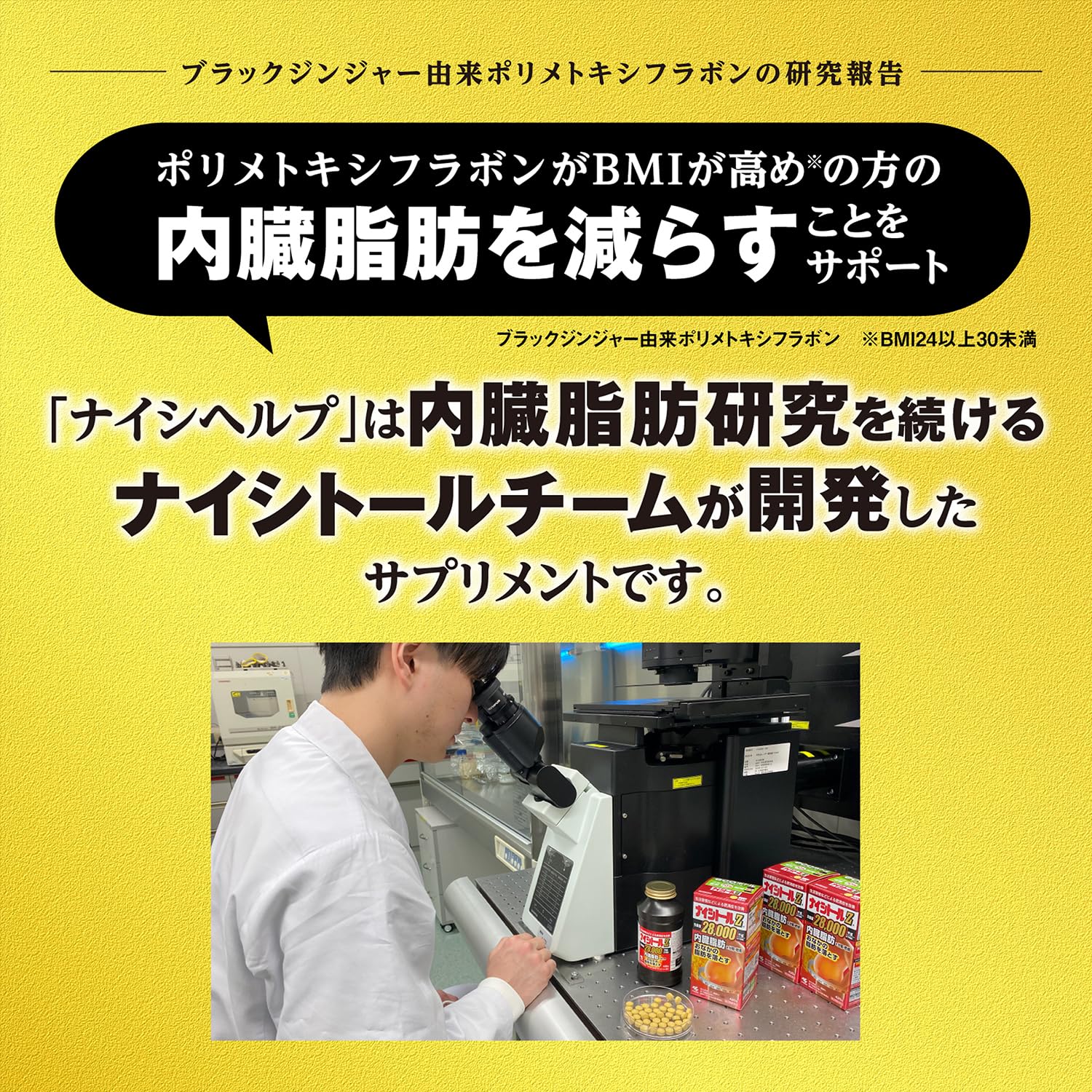 고바야시 제약의 영양 보조 식품 나이시 헬프【내장 지방 대책】【배의 지방 대책】블랙 생강 지방 연소 대책 서프리