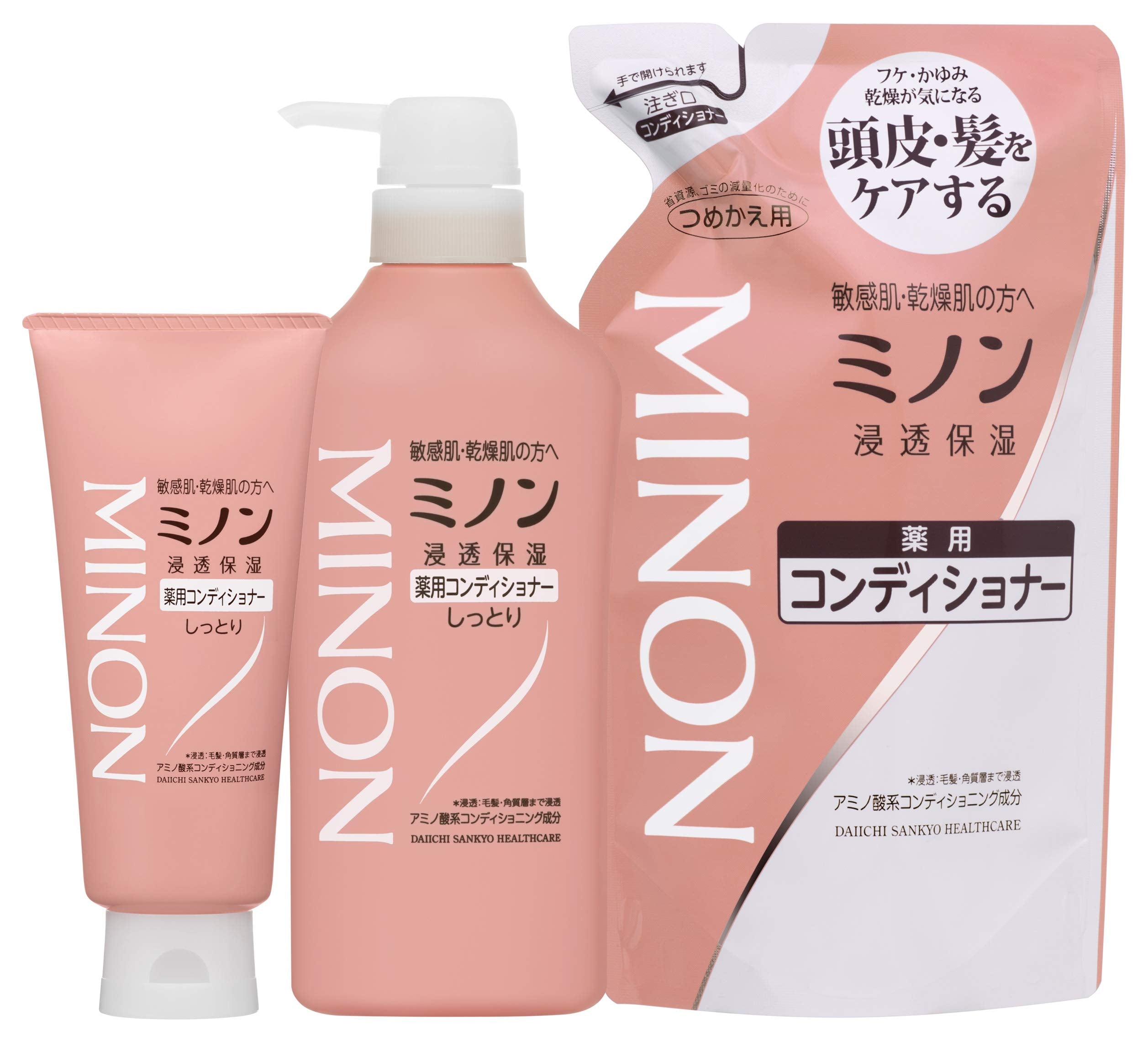 Dầu xả Daiichi Sankyo Healthcare Minon 380mL (nạp lại)