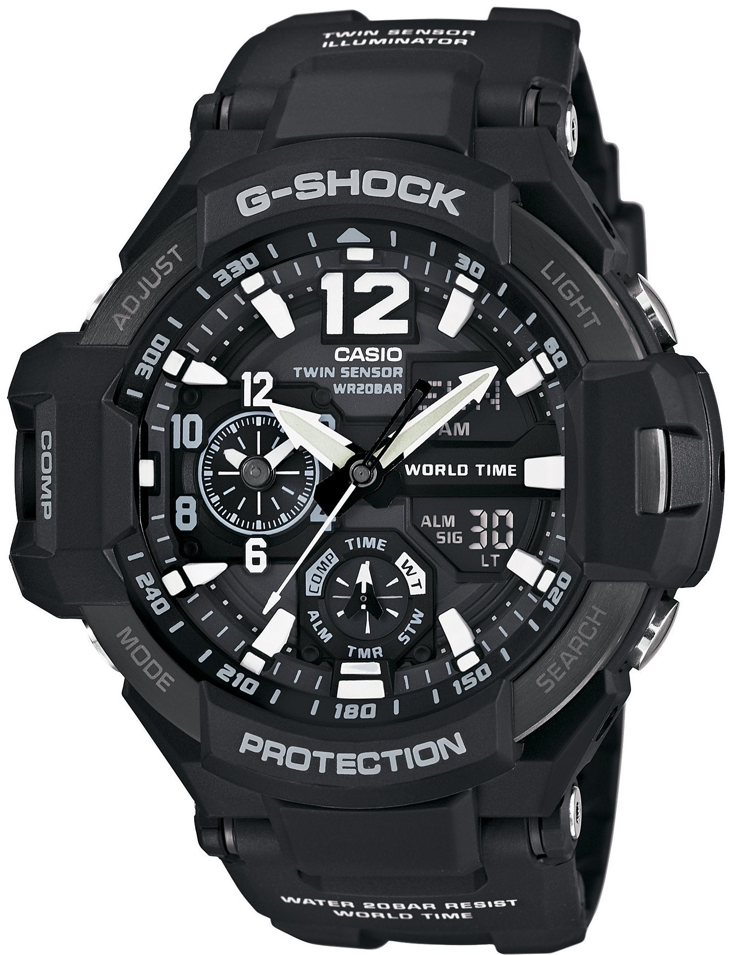 [Casio] G-Shock Watch [Domestic Genuine Product] GRAVITYMASTER GA-1100-1AJF Men's Black