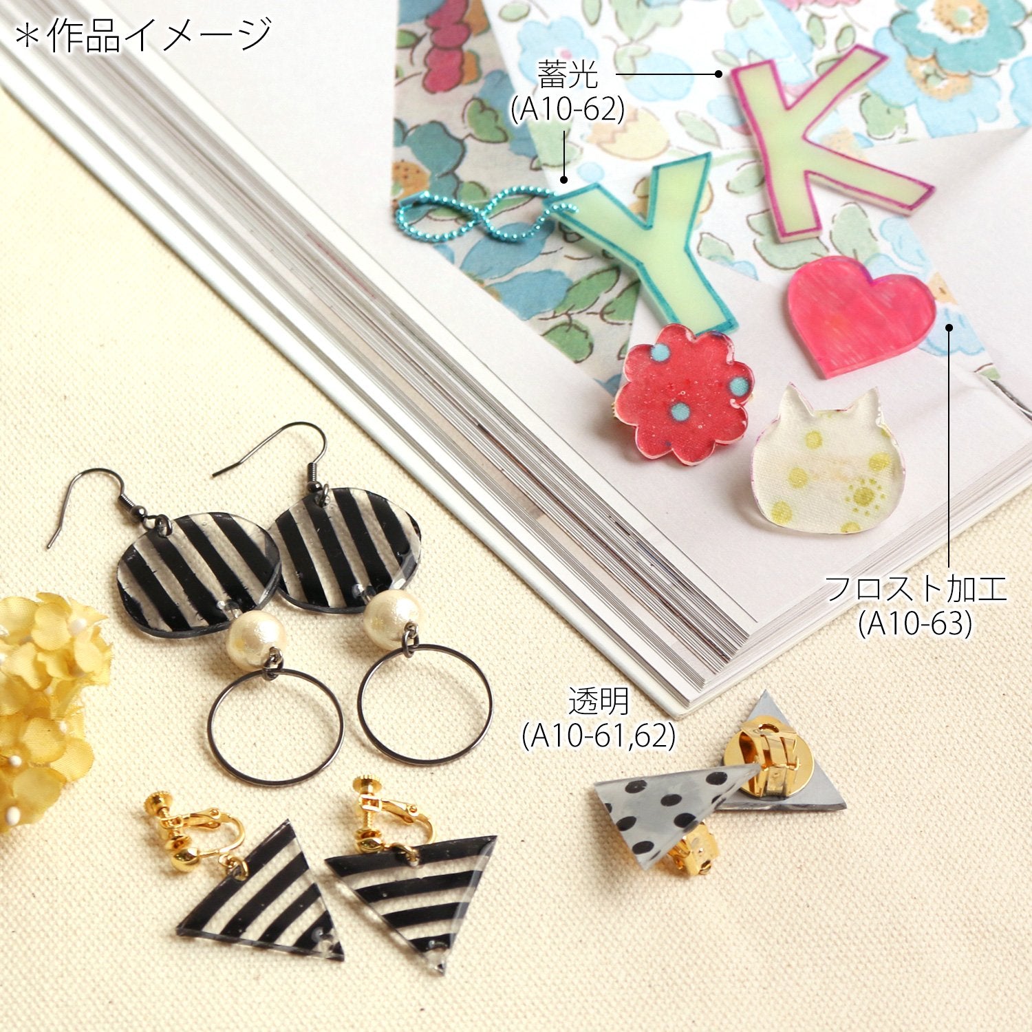 Nippon Chuko Plastic Van Transparent 0.3mm Thick A5 Size 5 Pieces A10-61 Accessories Accessory Materials Plastic Van