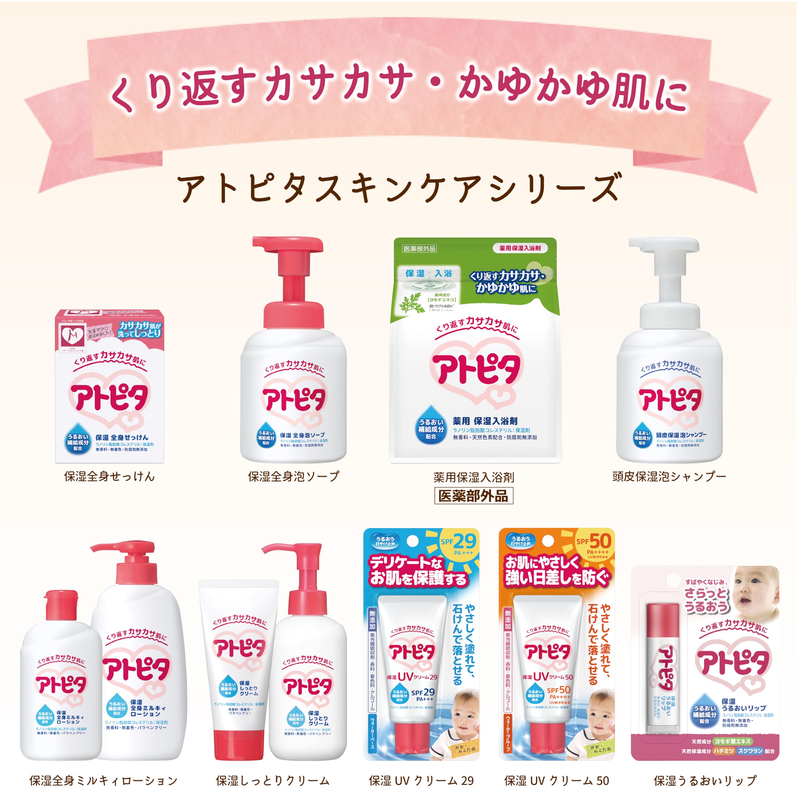 Atopita Moisturizing Whole Body Foam Soap Refill 350ml