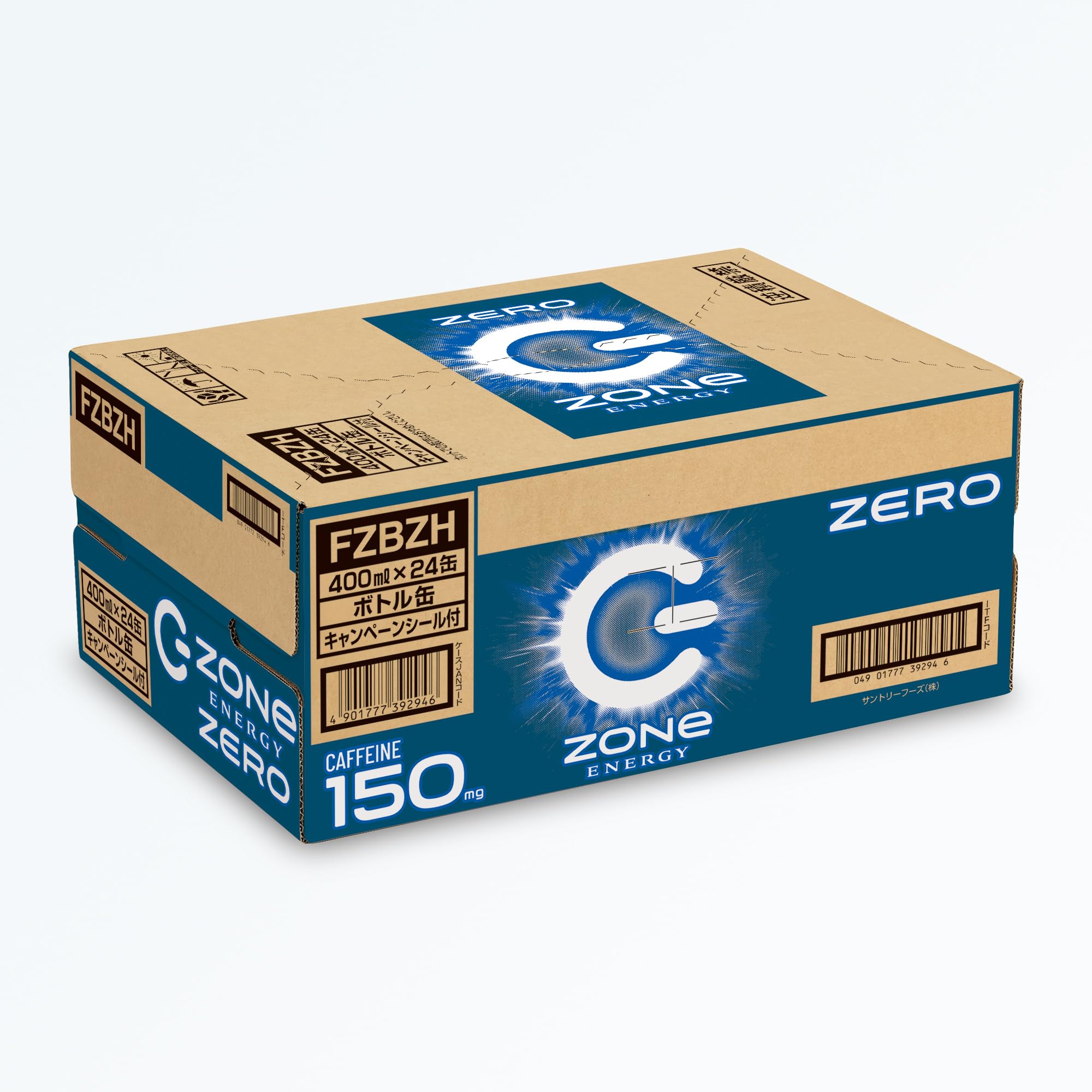 ZONe(존) HYPER ZONe ENERGY ZERO 에너지 드링크 병캔 400ml×24개
