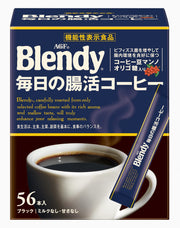 AGF Blendy Stick Black Daily Intestine Coffee 56 Bottles [Instant] [Soluble in Water] [Manno Oligosaccharide]