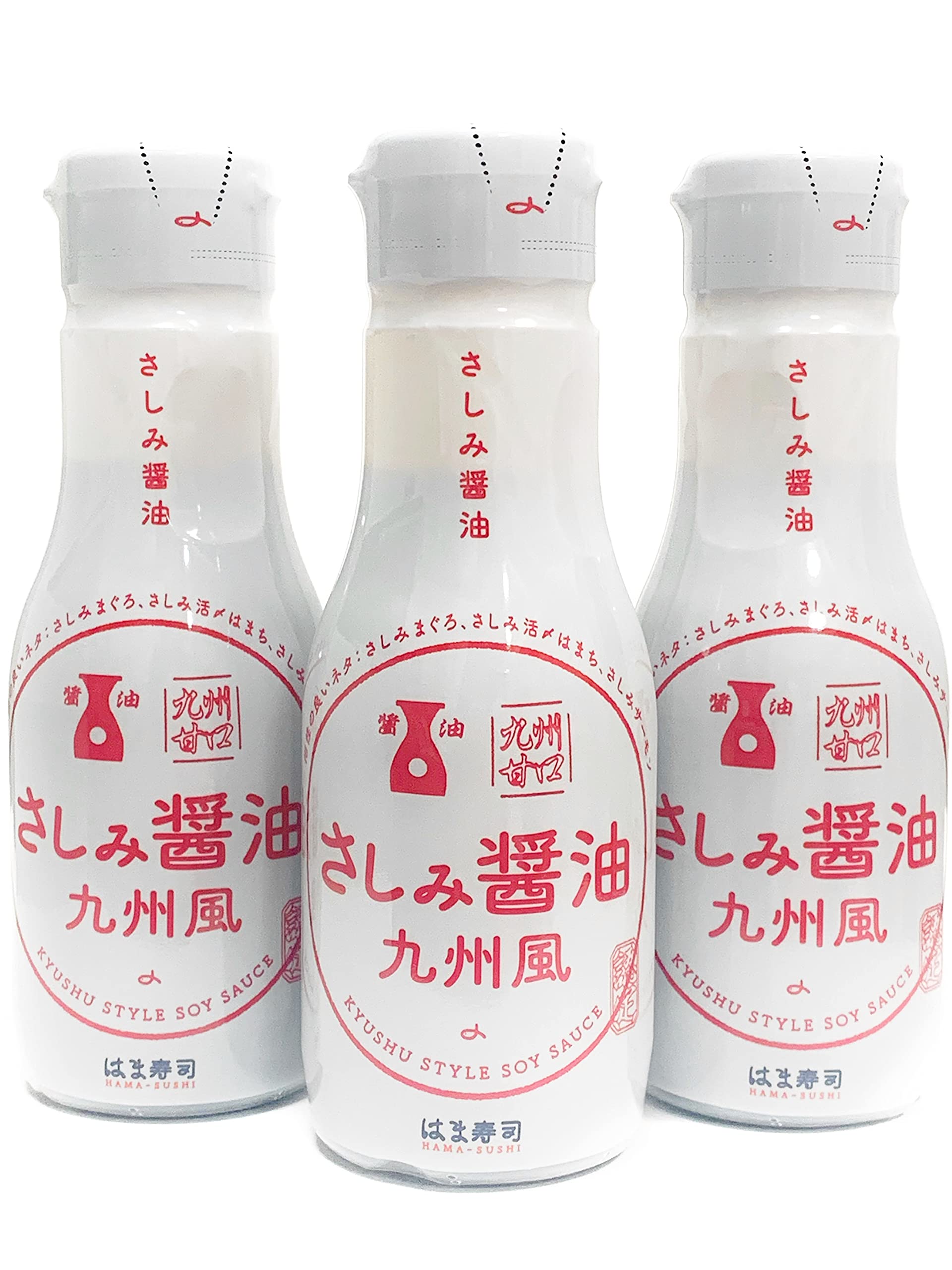 Hamazushi Sashimi Soy Sauce (Kyushu Style) 3 bottles [200ml] Sealed bottle Room temperature product