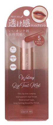 Misel Eddy Watery Lip Tint Matte 05 Apricot Brown Lipstick 6ml