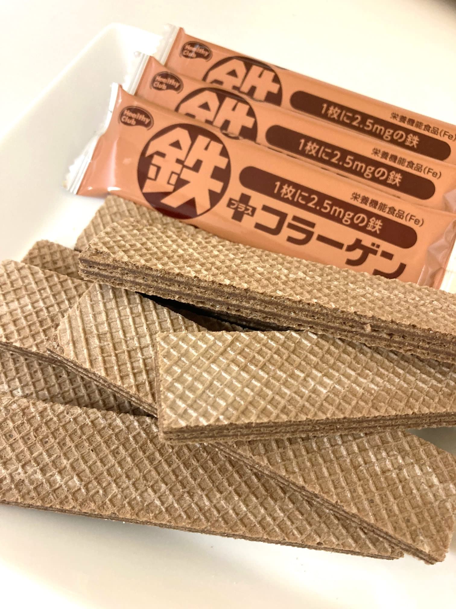 Hamada Confect Iron Plus Collagen Wafers 36 pieces