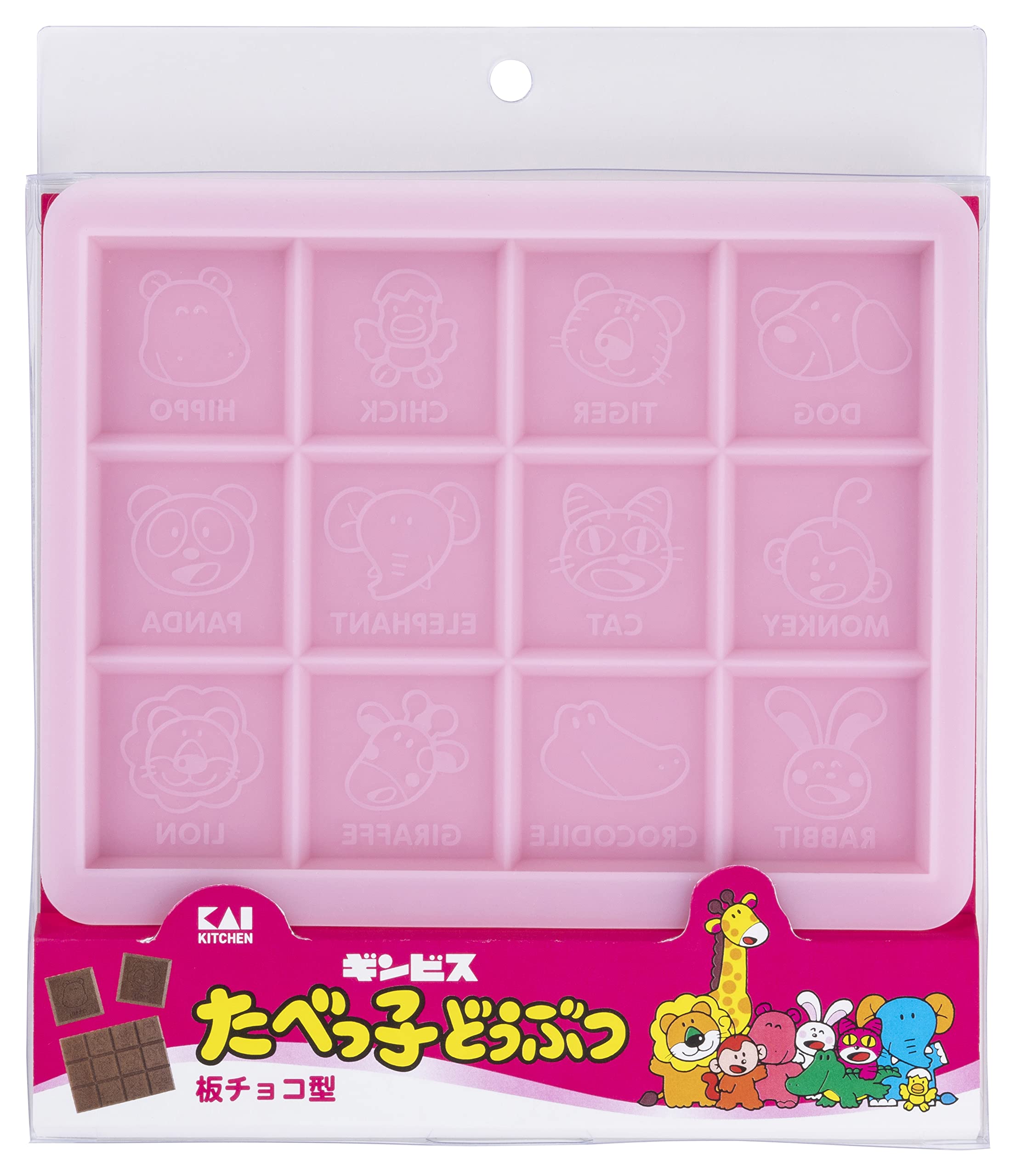 KAI KAI chocolate bar type Tabekko animal