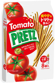 Cà chua Pretz 110g (8 túi) Snack Pretzel Extra Virgin Dầu ô liu Ezaki Glico Glico Pretz Tomato
