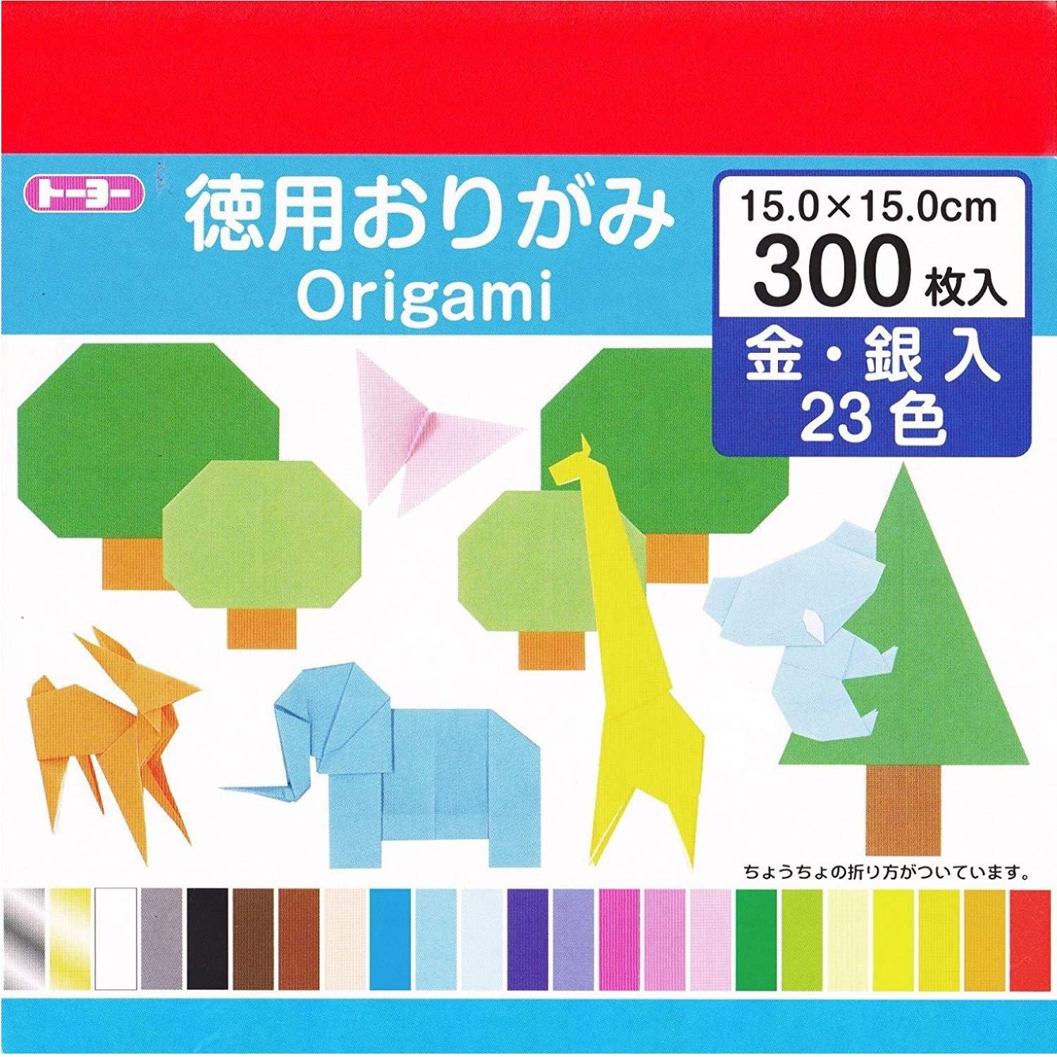 Toyo Origami Value Origami 15cm square 23 colors 300 sheets 090204