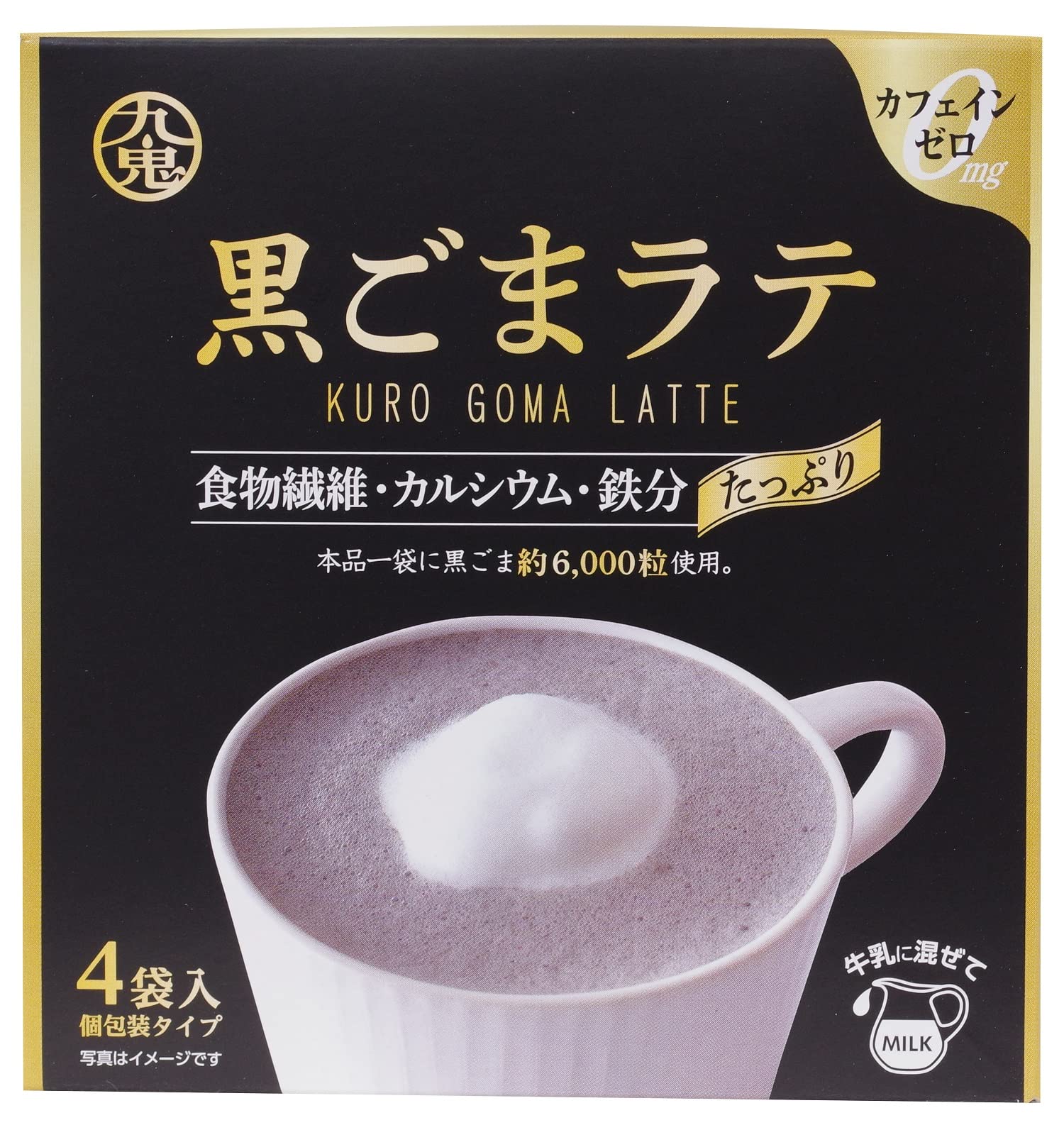 Kuki black sesame latte 15g x 4 packs