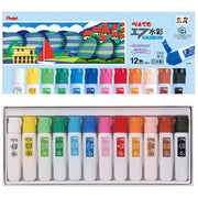 Pentel Paint F Watercolor 12 Colors in Polytube WFC2-12