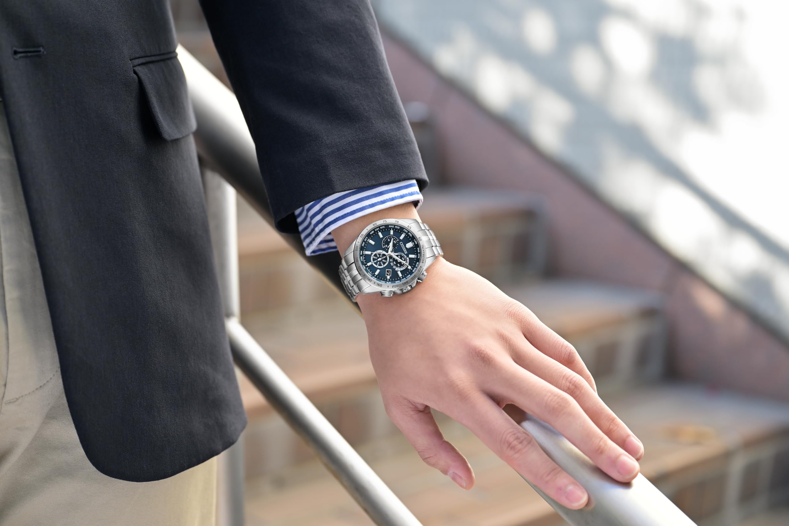 [CITIZEN] 시티즌 컬렉션 citizen collection 에코 드라이브 전파 시계 (실버 / 비즈니스 / 방수 / 남성) CB5870-91L 시티즌 전파 태양