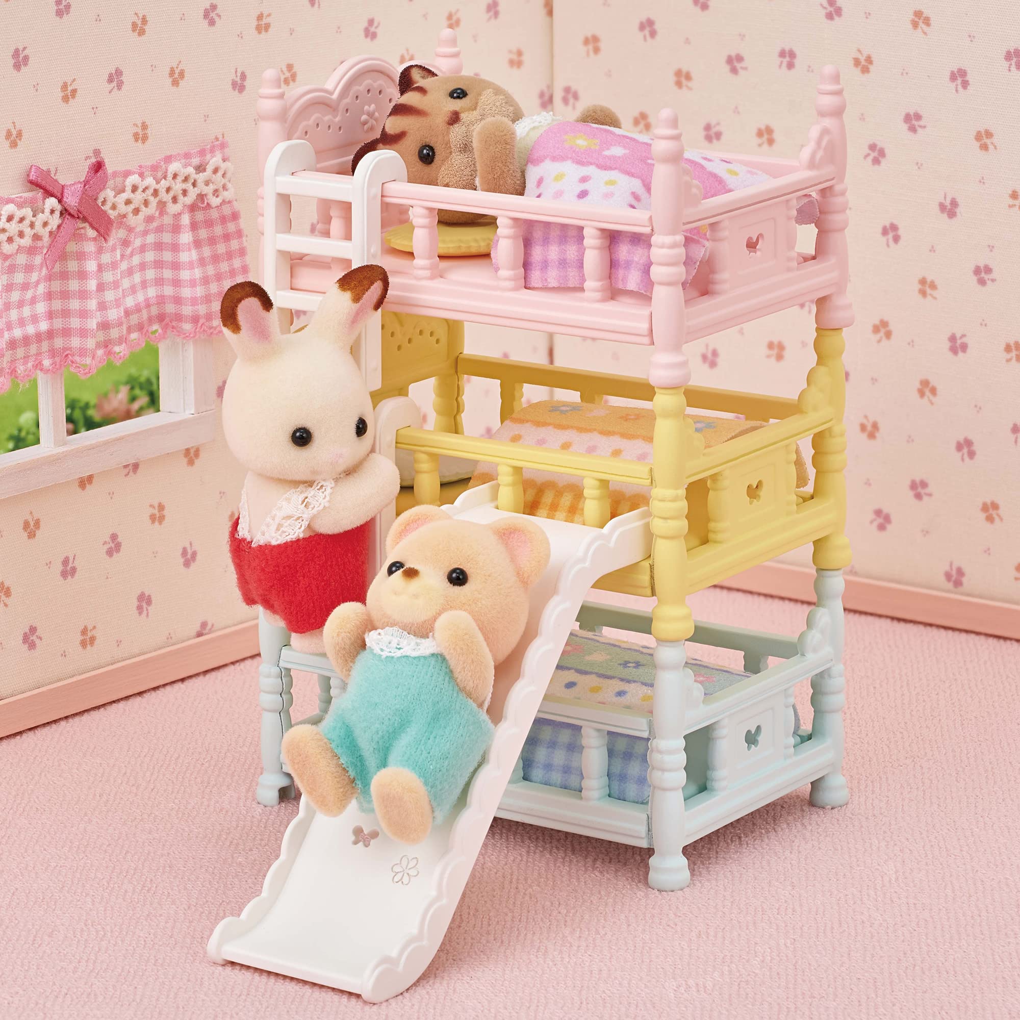 실바니아 패밀리 가구 【아기 3단 침대】 카-219 ST 마크 인증 3세 이상 장난감 인형 집 Sylvanian Families 에포크사 EPOCH