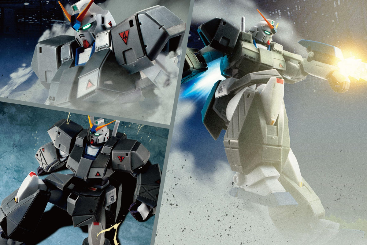 TAMASHII NATIONS ROBOT Spirits Mobile Suit Gundam 0080 War in the Pocket <SIDE MS> RX-78NT-1 Gundam NT-1 & Chobham Armor ver. A.N.I.M.E. ประมาณ ฟิกเกอร์ที่สามารถเคลื่อนย้ายได้ทาสี ABS และ PVC ขนาด 125 มม