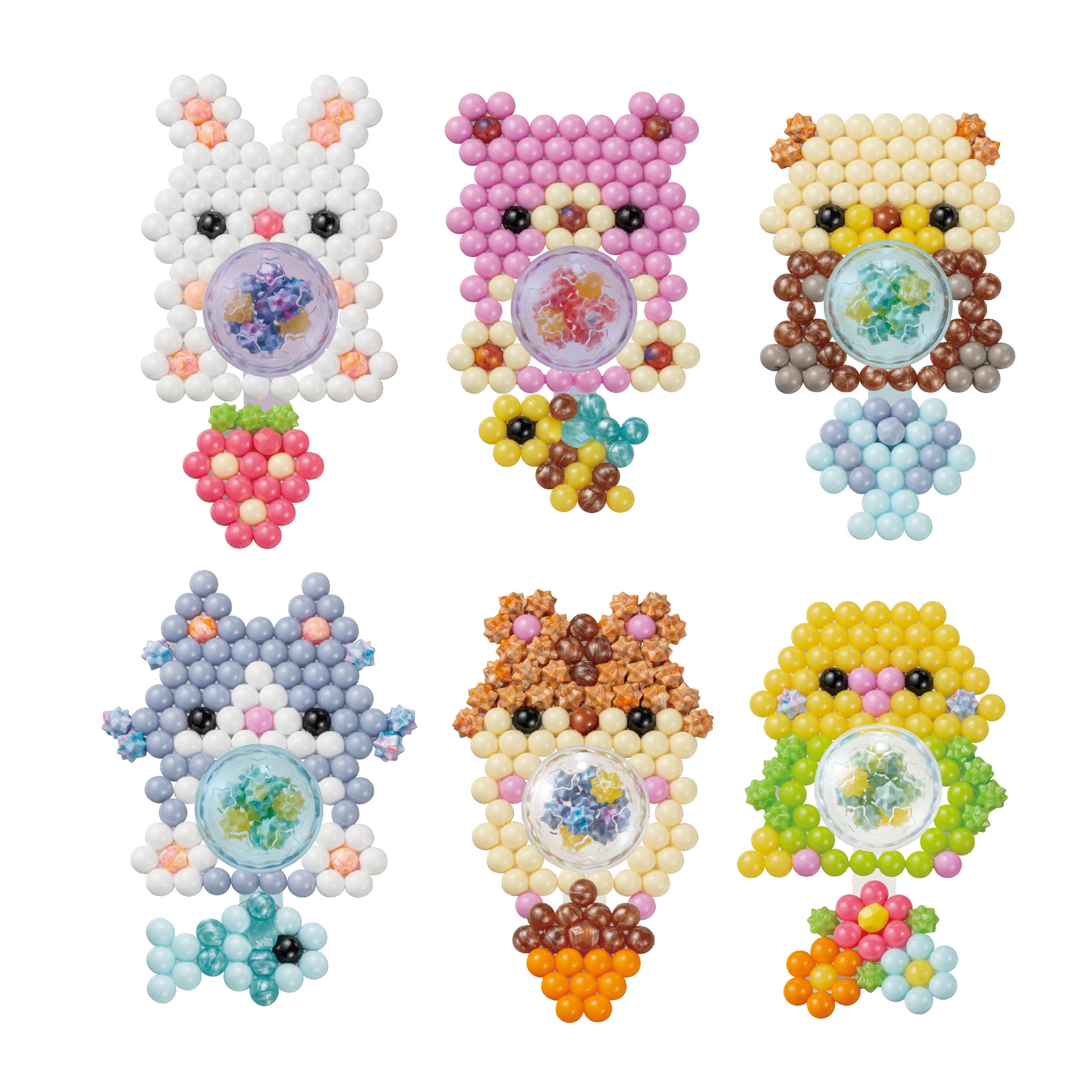 Aquabeads Sold Separately Bead Set [Shakashaka Charm Animal Set] AQ-366 ST Mark Certification Ages 6 and Up Toy Water Sticks with Water Making Toy Aquabeads EPOCH
