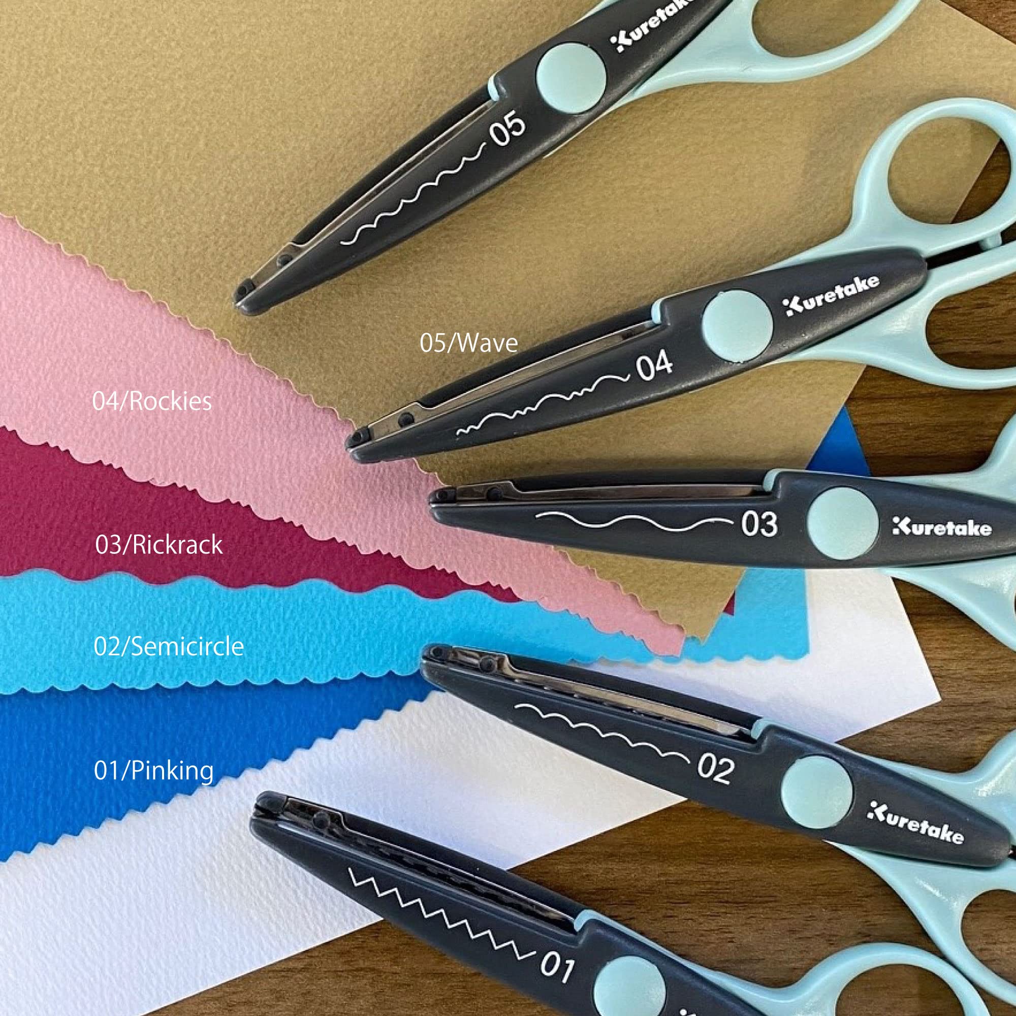 Kuretake Scissors Craft Scissors 01 Pinking KU230-1