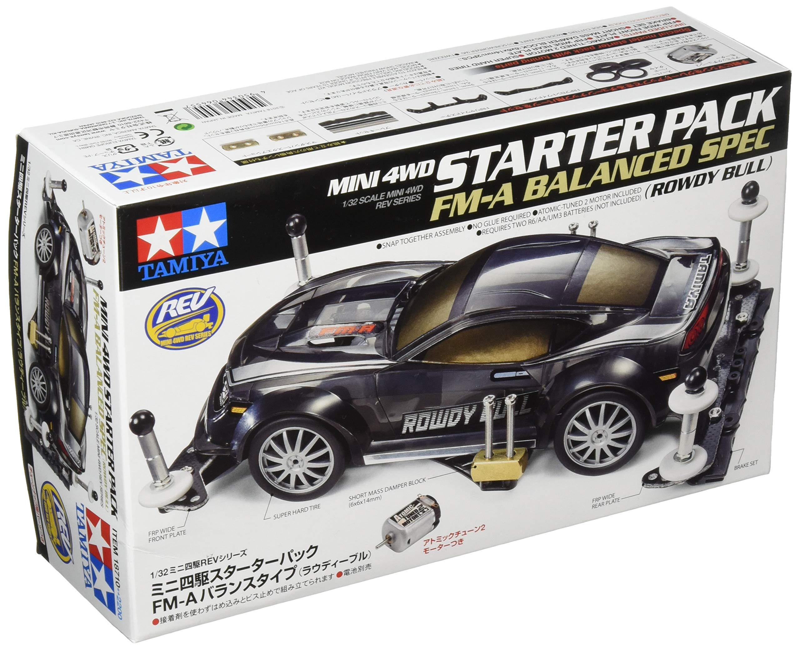 TAMIYA Mini 4WD REV Series No.10 Starter Pad FM-A Balance Type (Rowdy Bull) 18710