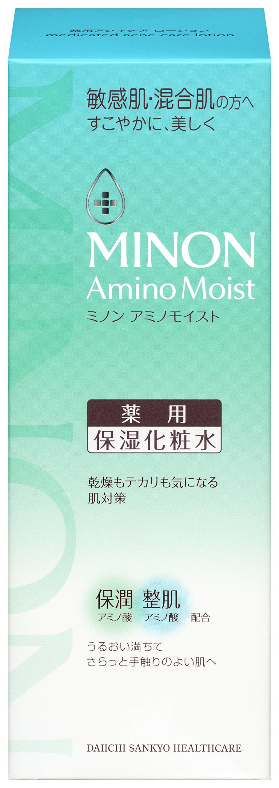 미논 아미노 모이스트 약용 여드름 케어 로션 150mL [민감한 피부 혼합 피부] 보습 화장수 깔끔하게 윤기 피부 피부 여드름을 방지 의약 부외품